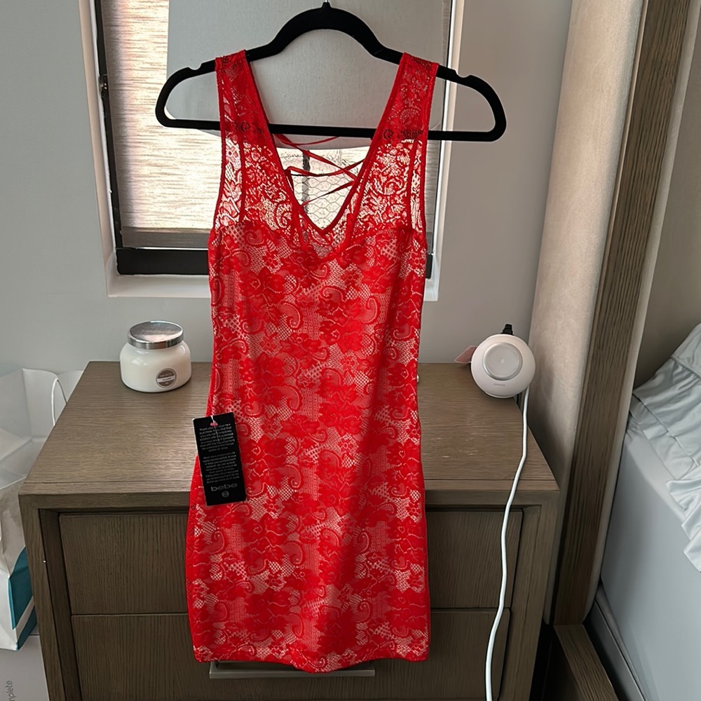 Red Bebe Dress - GREAT DRESS FOR VALENTINES DAY